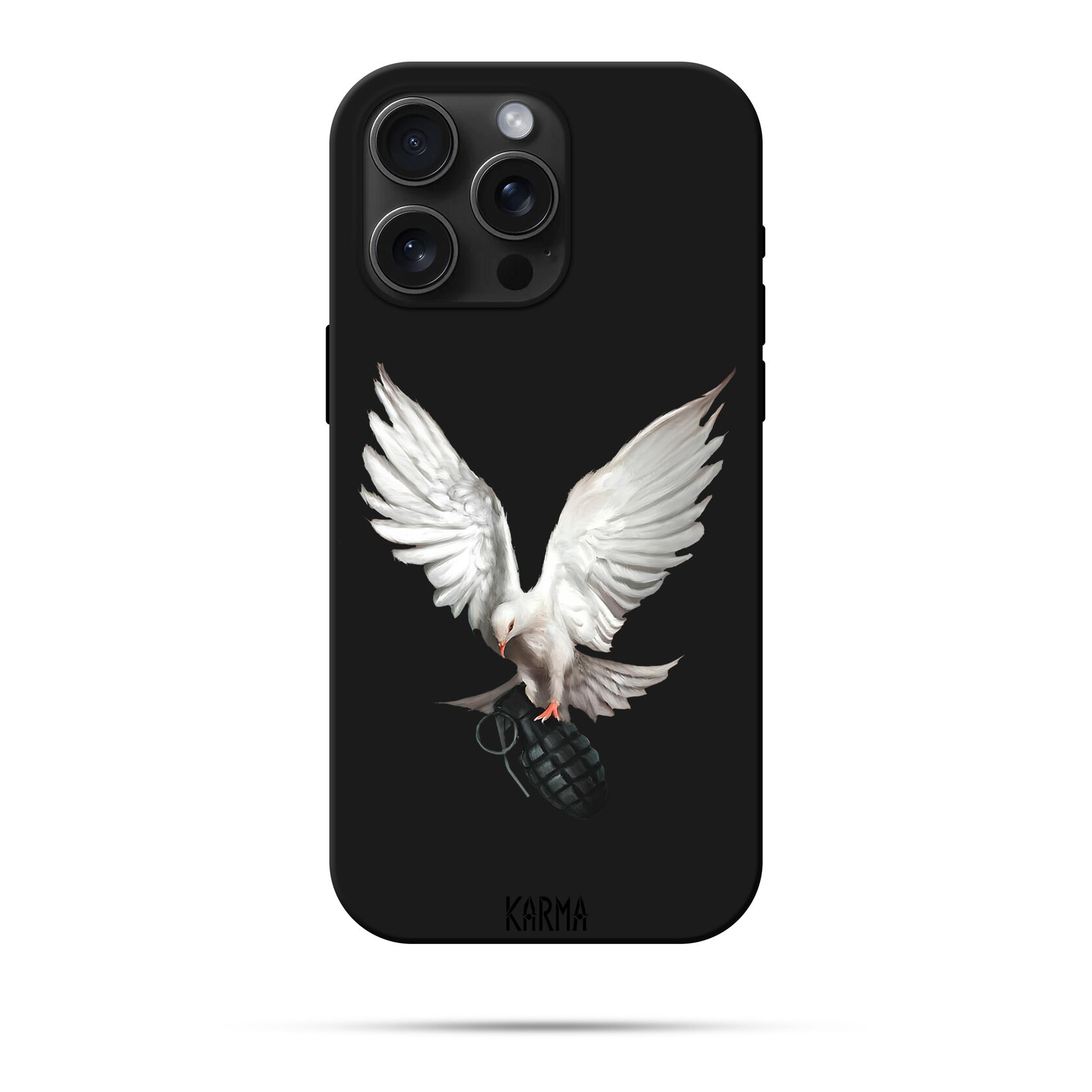 Чохол для iPhone Голуб з гранатою