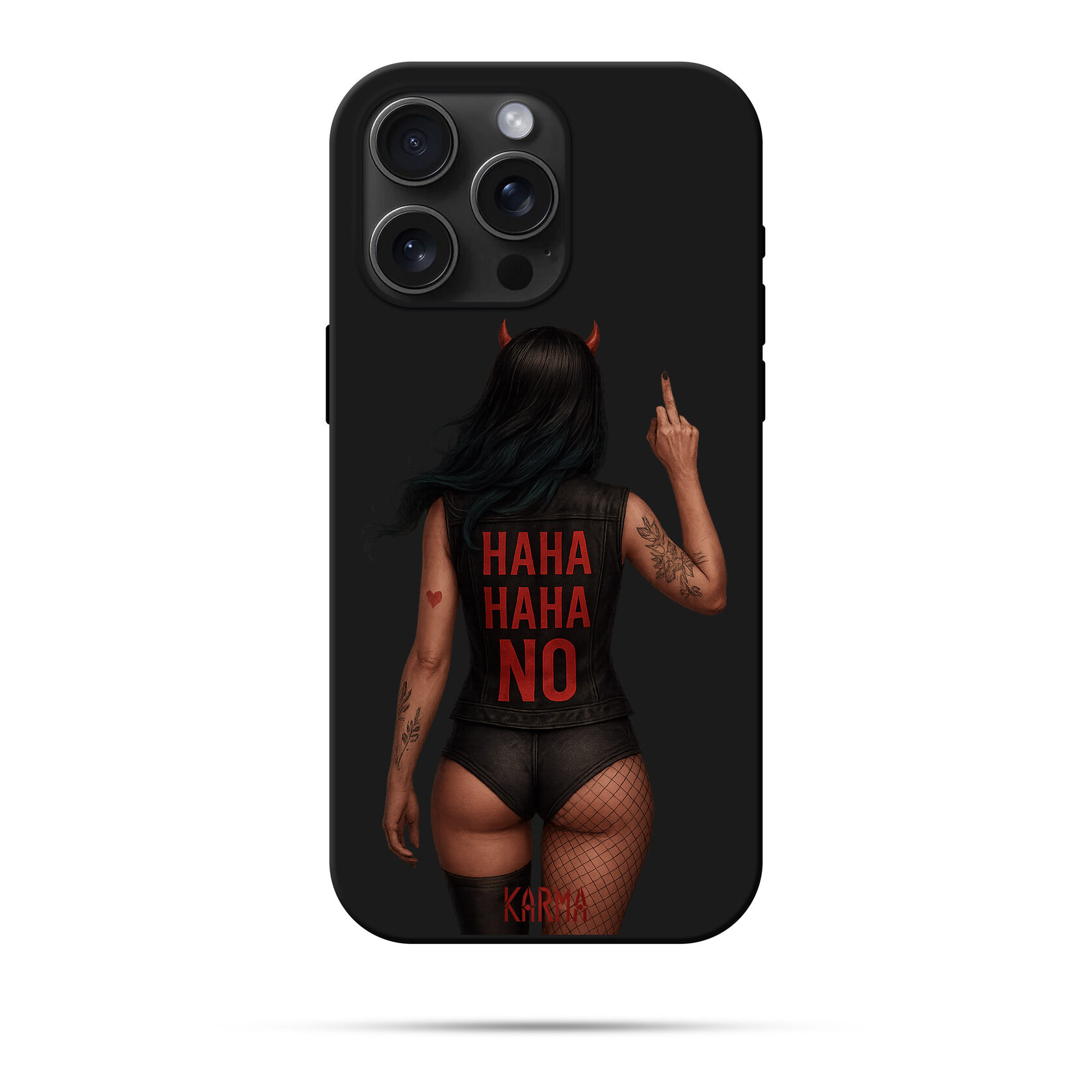 Чохол для iPhone Дівчина Ха Ха - НІ
