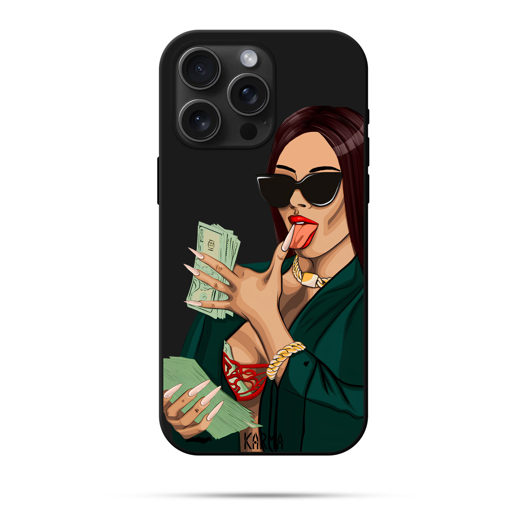 Чохол для iPhone Дівчина облизує пальці