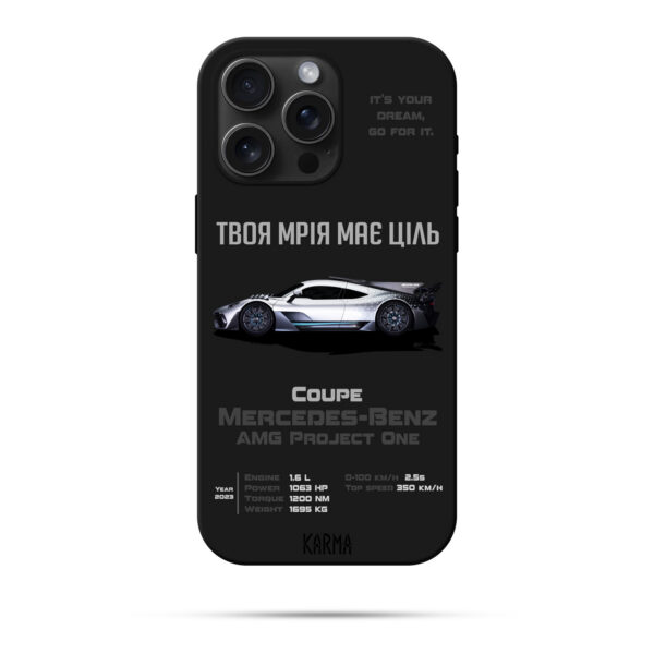 Чохол для iPhone DREAM CAR Mercedes AMG Project One 2023