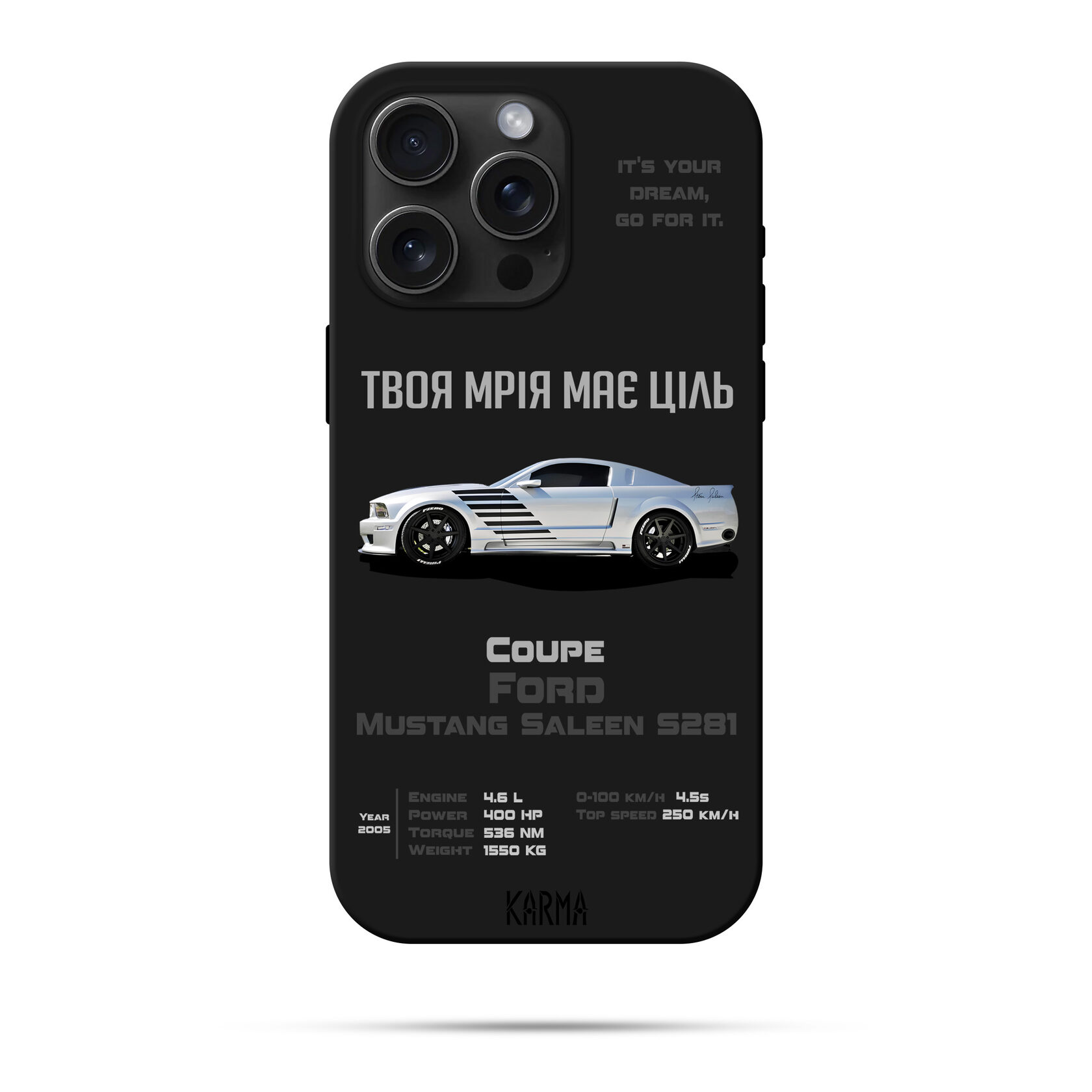 Чохол для iPhone DREAM CAR Ford Mustang Saleen S281 2005