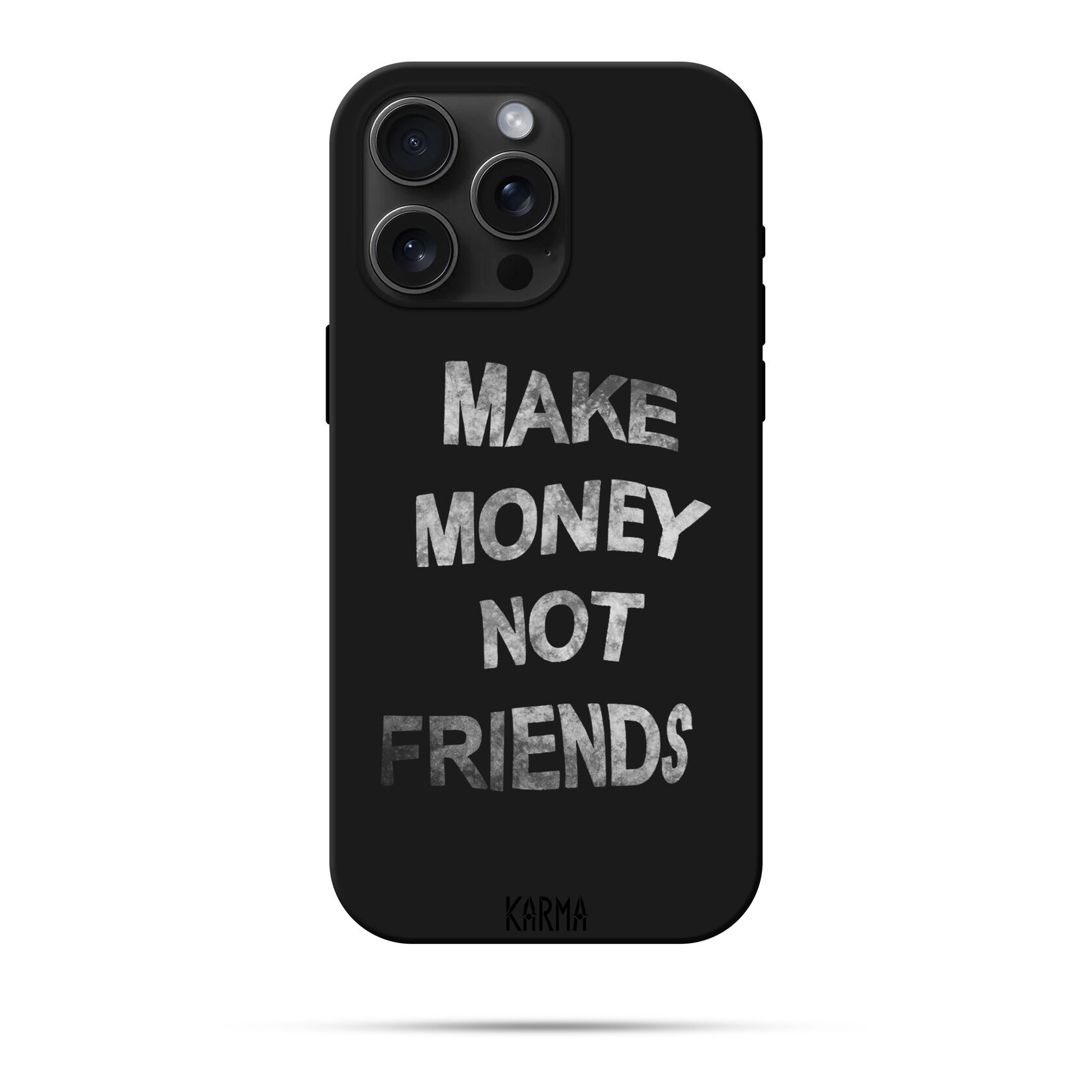 Чохол для iPhone MAKE MONEY NOT FRIEND
