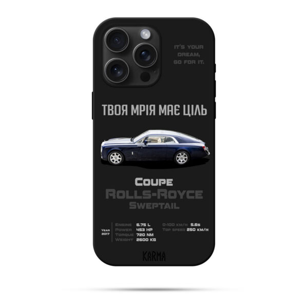 Чохол для iPhone DREAM CAR Rolls Royce Sweptail 2017