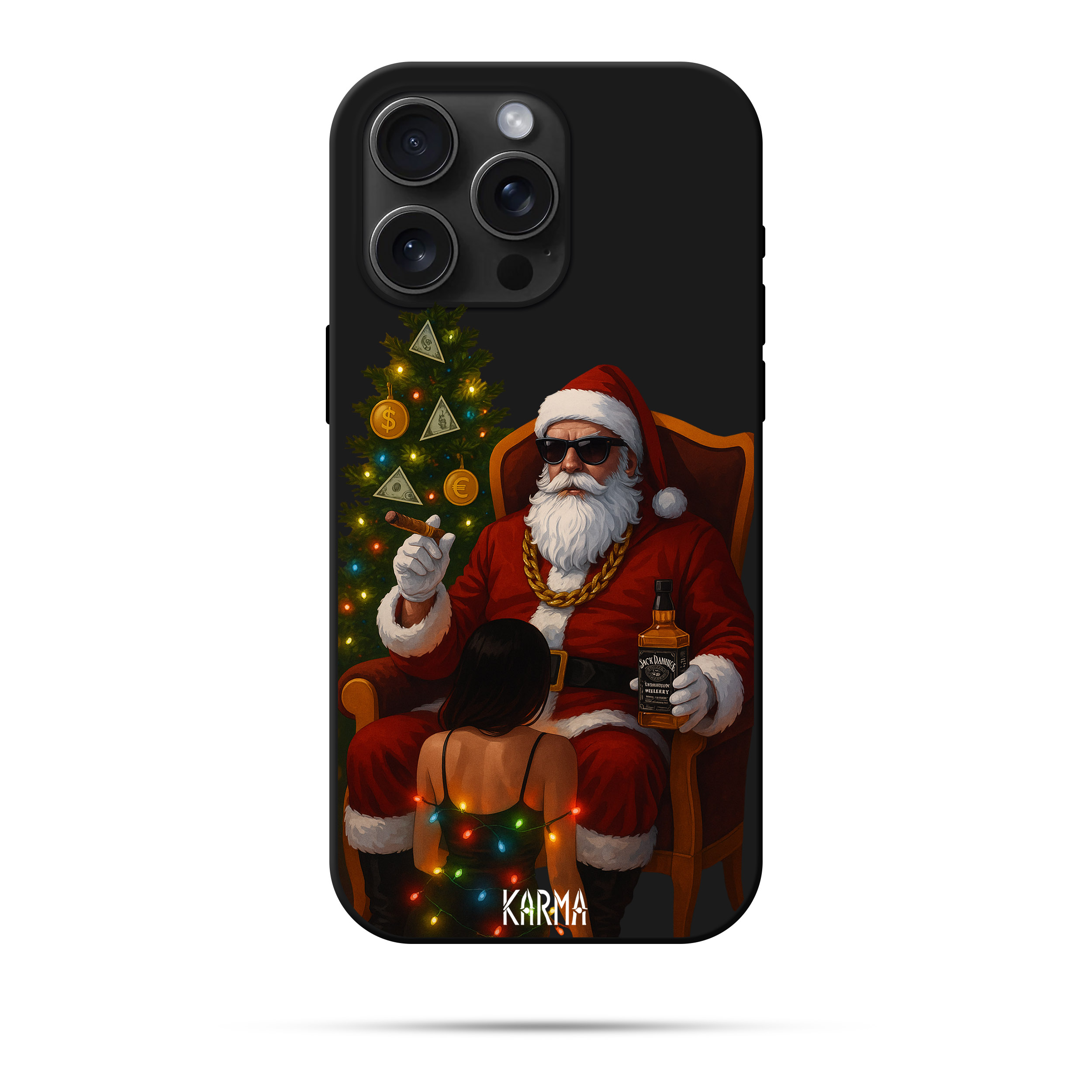 Чохол для iPhone ПОГАНИЙ САНТА СНІГУРКА